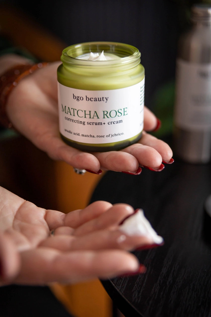 Matcha Rose Serum + Multitasking Cream