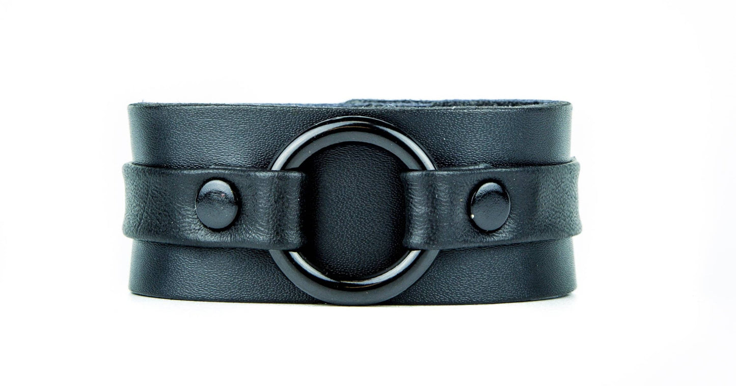 Black Ring Strap Bracelet