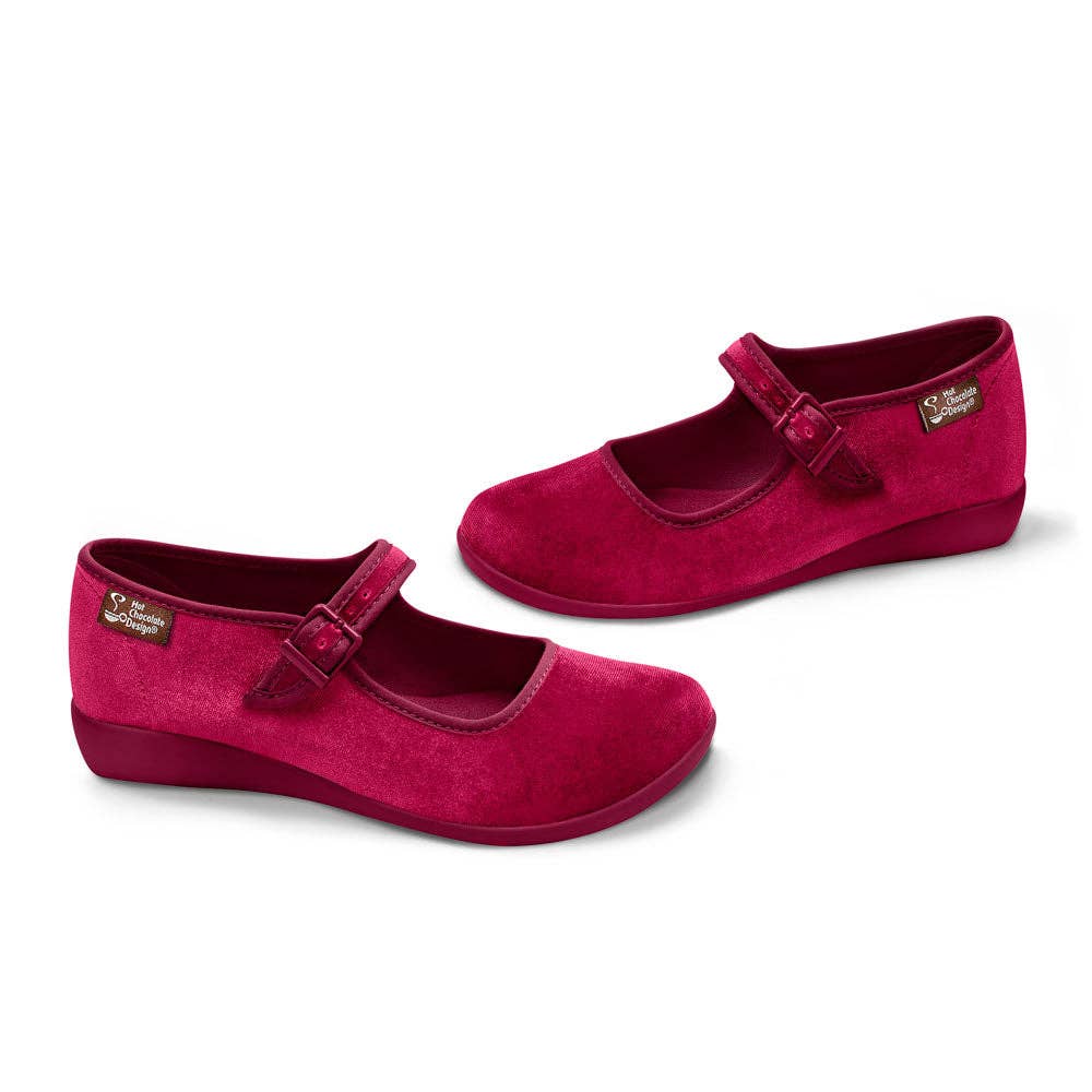 Red Wine Women's Mary Jane Flat