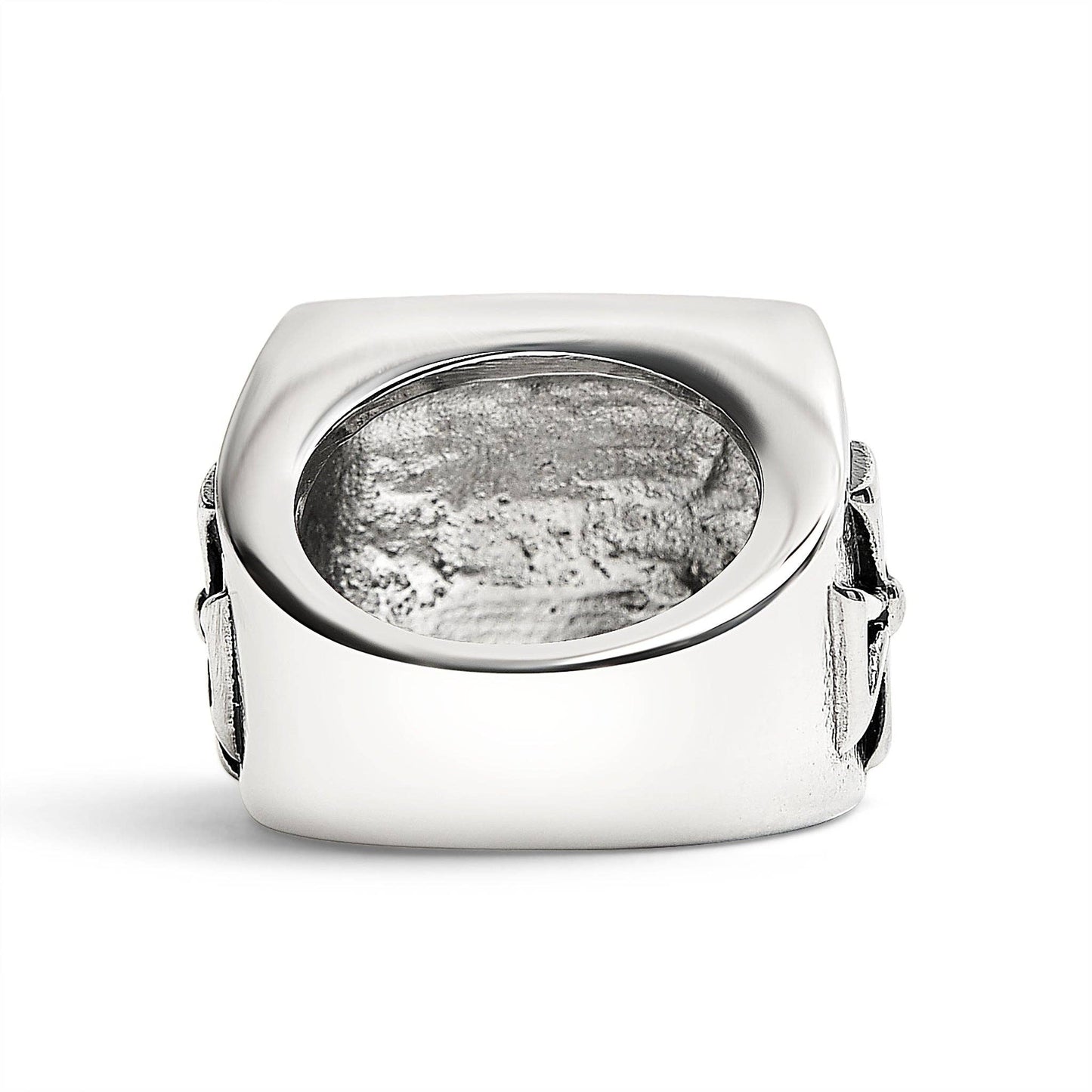 Stainless Steel Large Maltese Cross Signet Ring