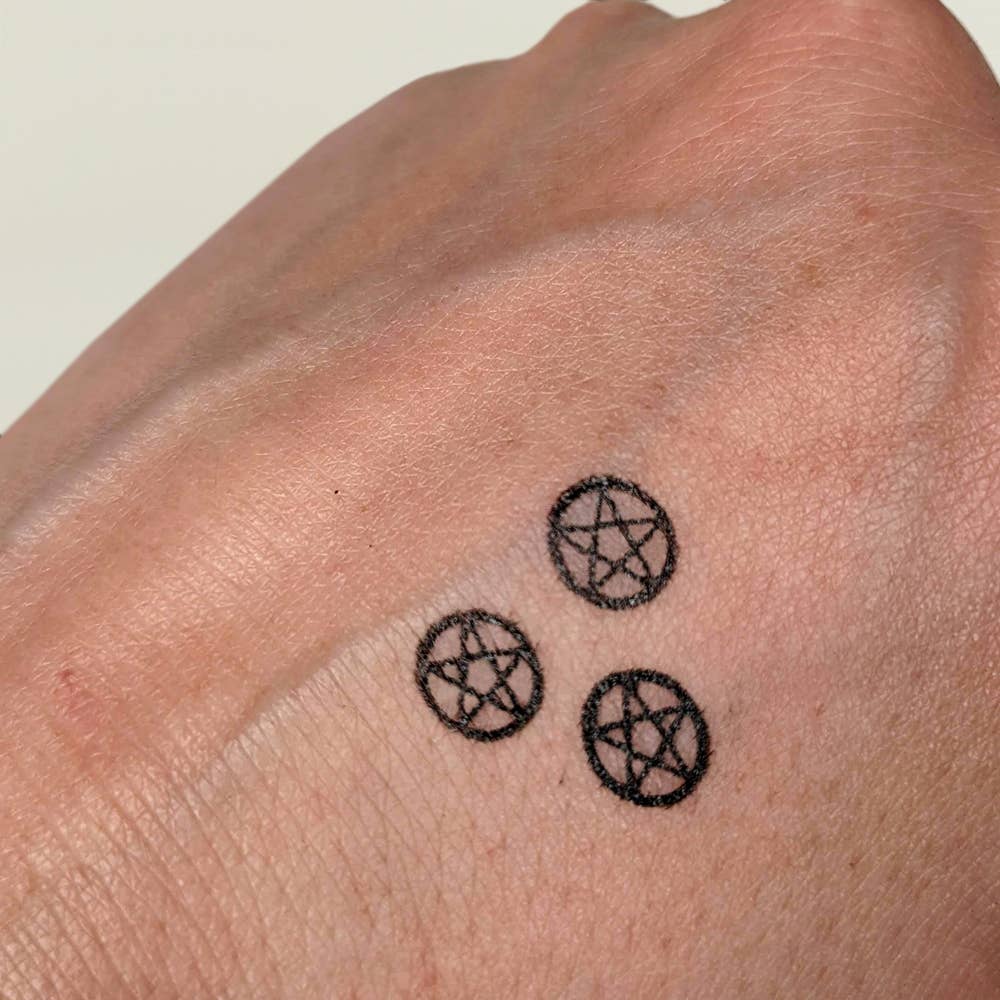 Makeup Pentacle Stamp and Eyeliner