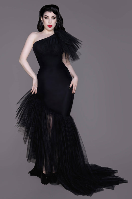 Pegasus Asymmetrical Gown