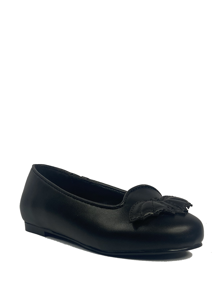 Kids Lydia Flat Bat Black Matte