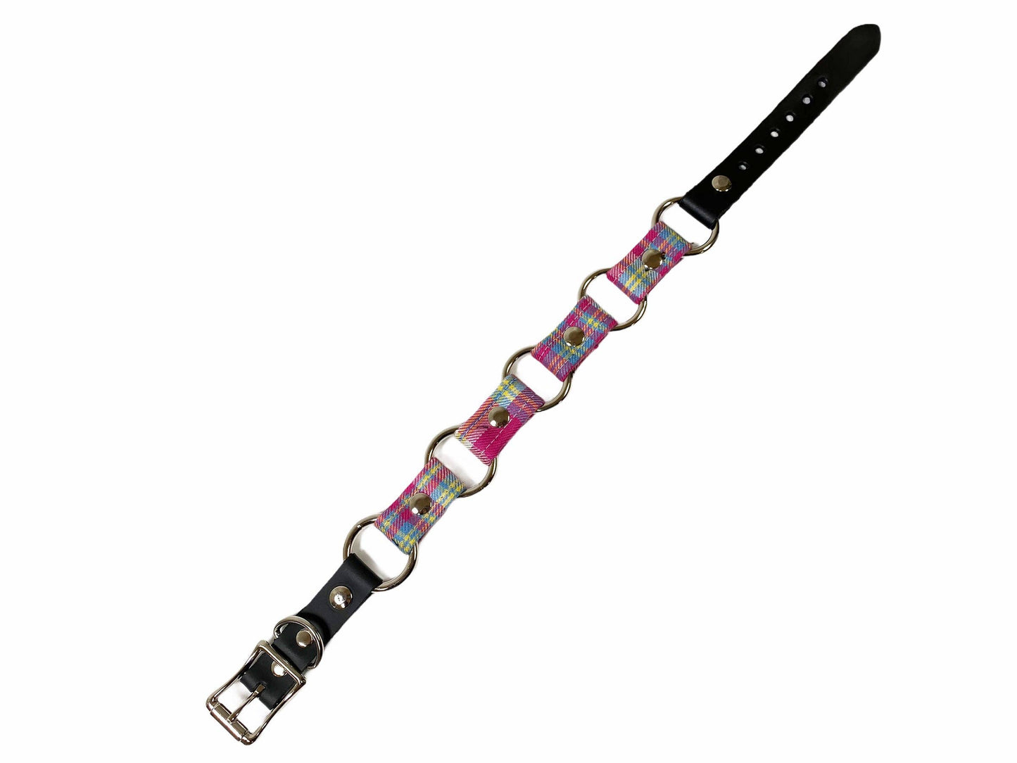Plaid Ring Link Choker