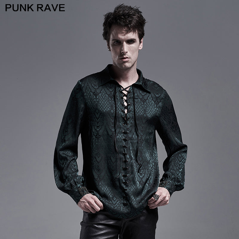 Gothic jacquard shirt