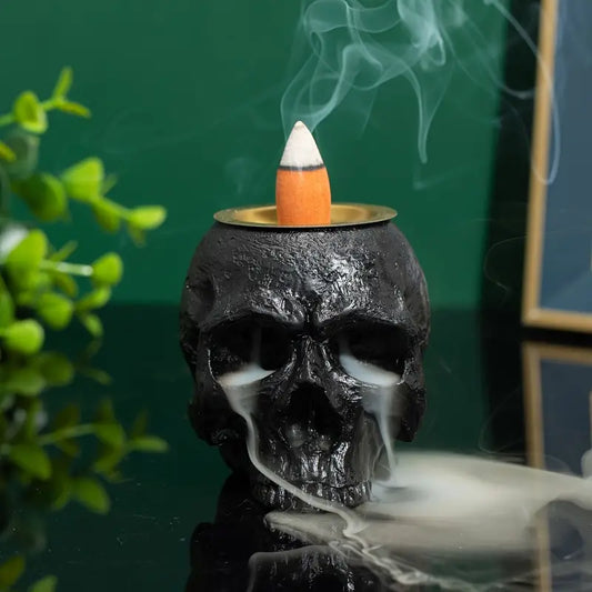 Skull Candle Holder
