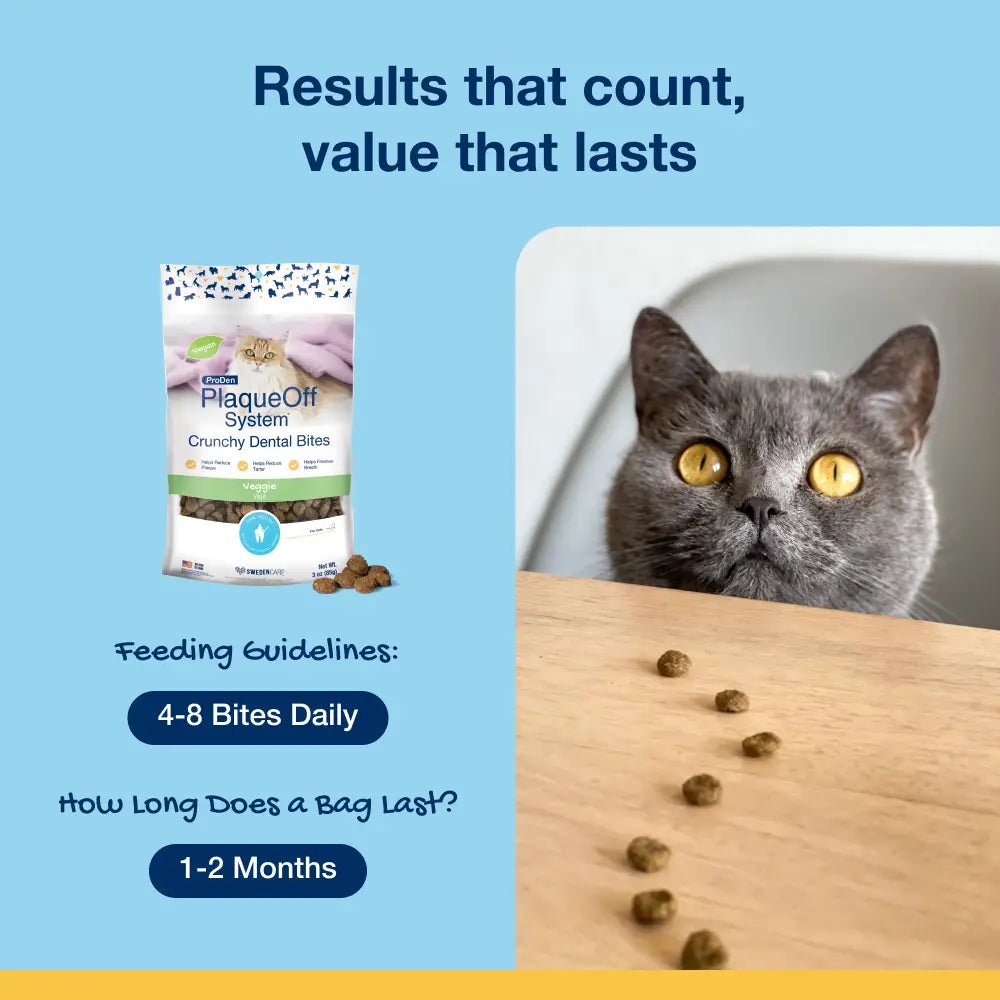 ProDen PlaqueOff System® Crunchy Dental Bites For Cats