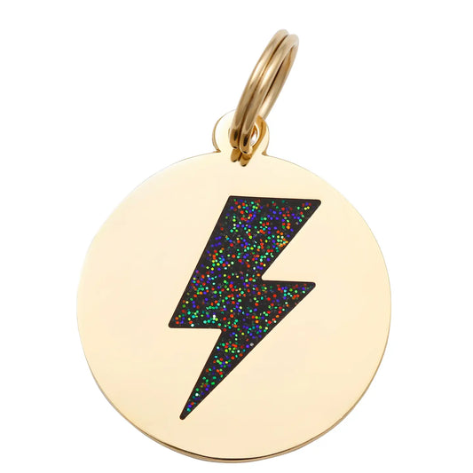 Lightning Bolt Pet Id Tag