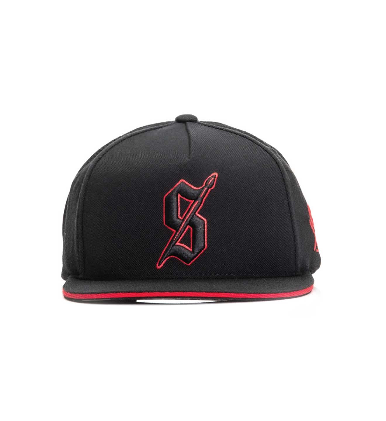 Strike Snapback - Black/Red
