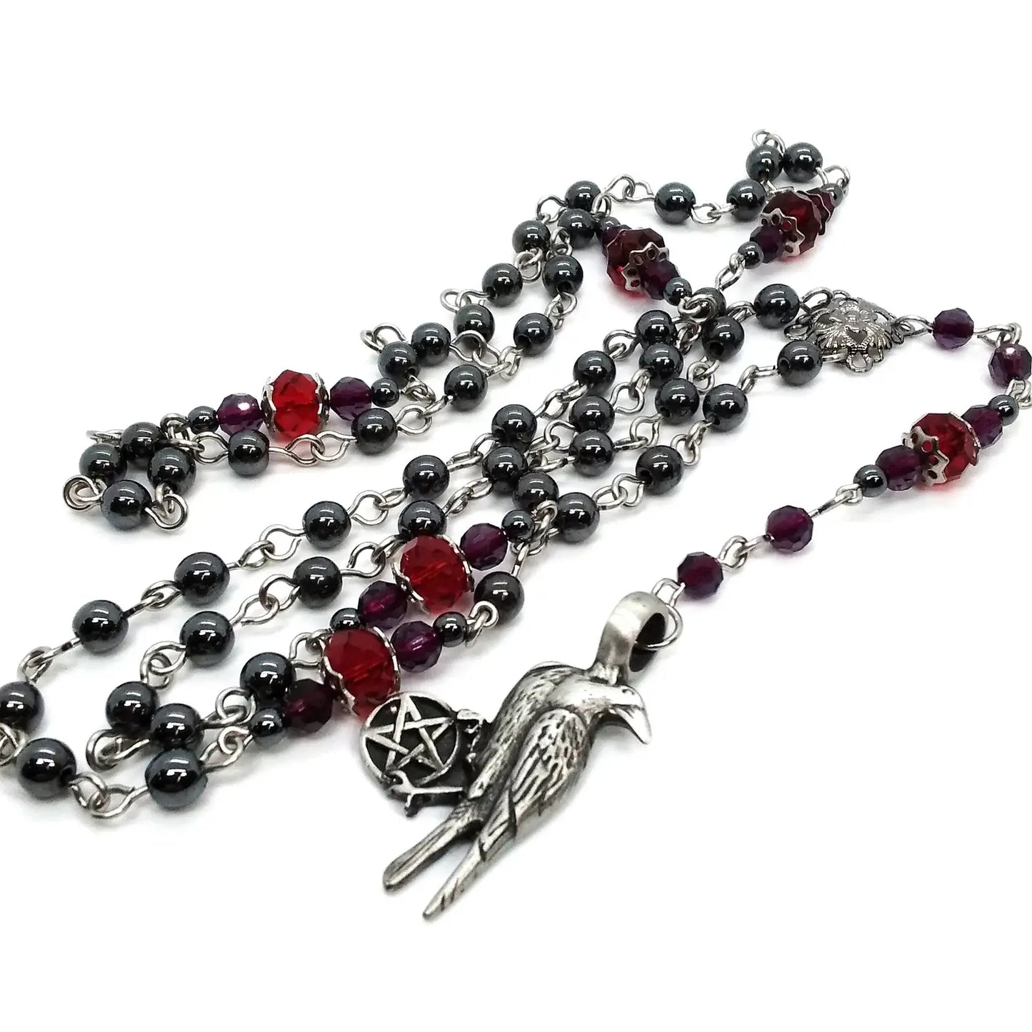 Scarlet Raven Rosary