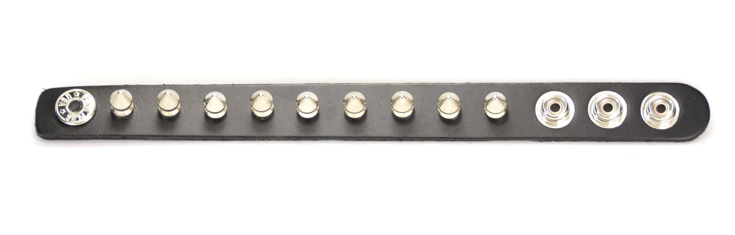 Spike Leather Bracelet