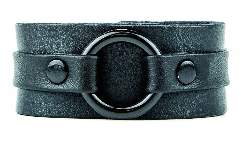 Black Ring Strap Bracelet