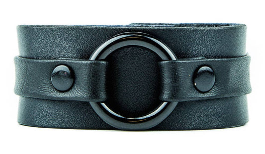 Black Ring Strap Bracelet