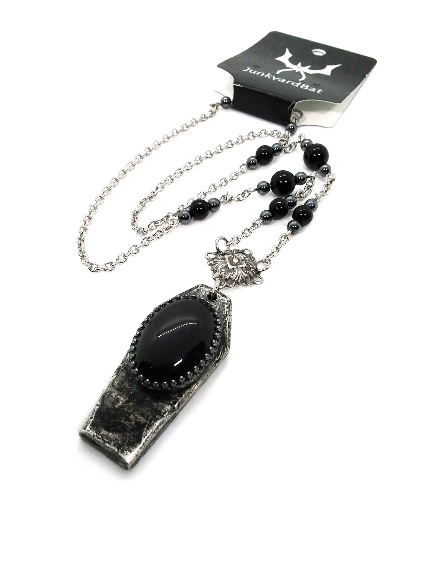 Eternal Rest Coffin Pendant Necklace