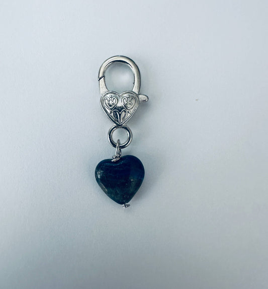 Lapis Heart Pendant for Pets
