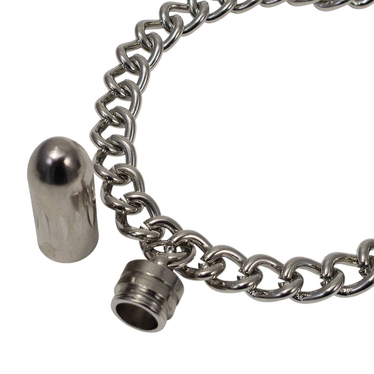 Open Bullet Pendant Necklace