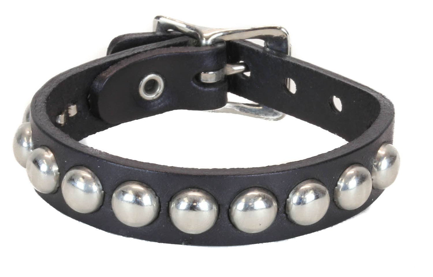 Buckle Bracelet with Round Studs