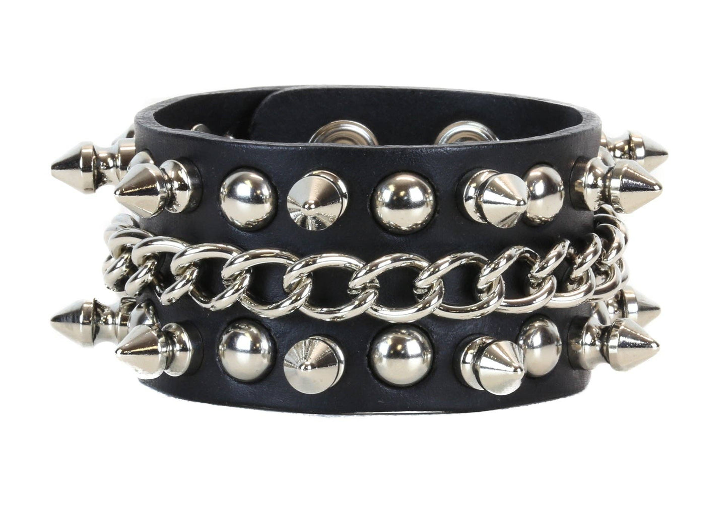 Chain Spike Studded Bracelet
