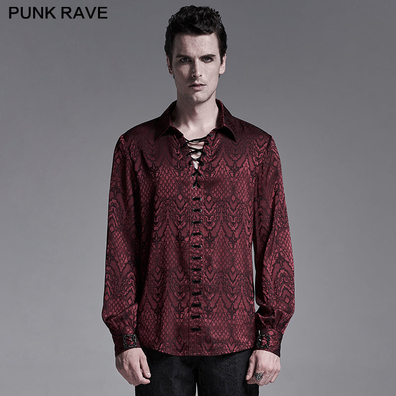 Gothic jacquard shirt