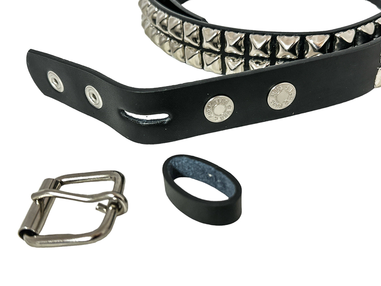 2 Row 1/2' Pyramid Studs, 1/1/4" wide