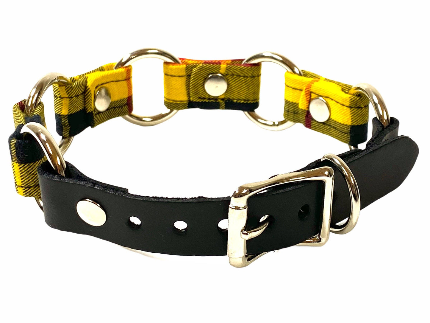 Plaid Ring Link Choker