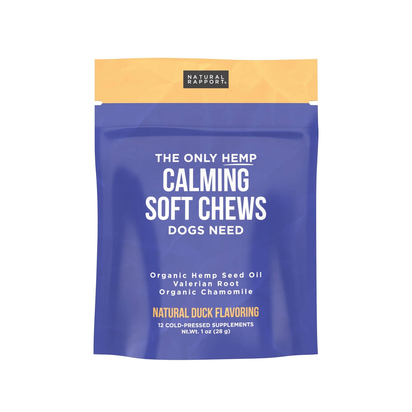 The Only Calming Soft Chews Dogs Need: 120 count jar