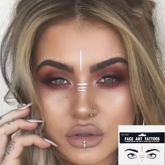 Face Tattooes (Gold)