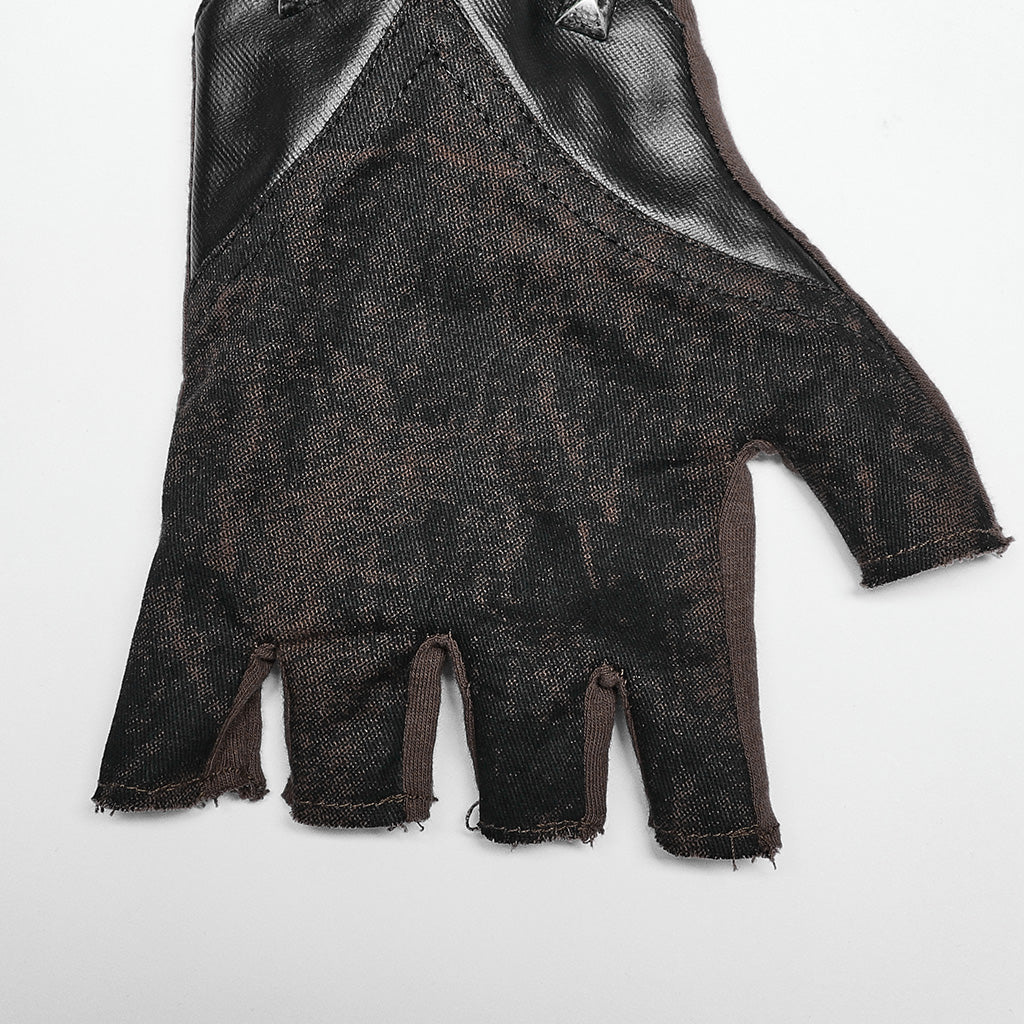 Punk Heavy Industry PU Glove Medium Length