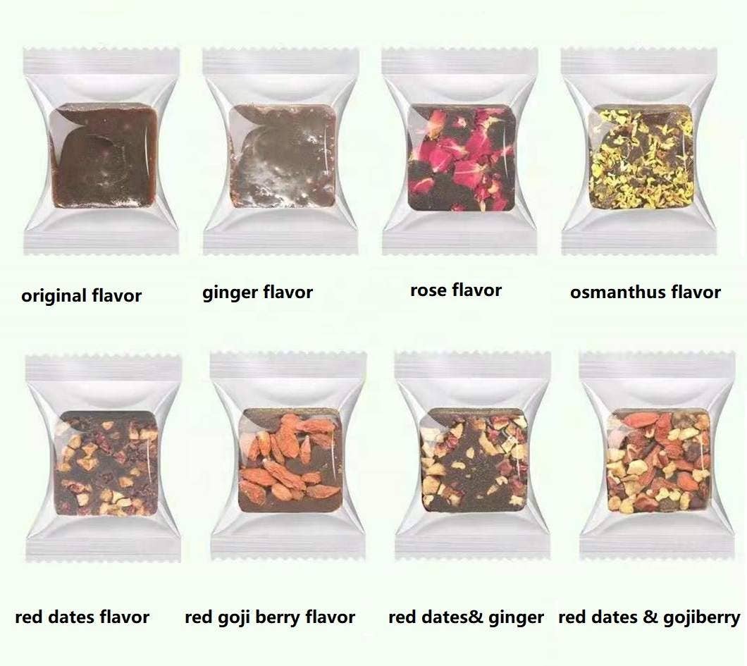 Premium Brown Sugar Cubes with flowers & fruit (3 choices)