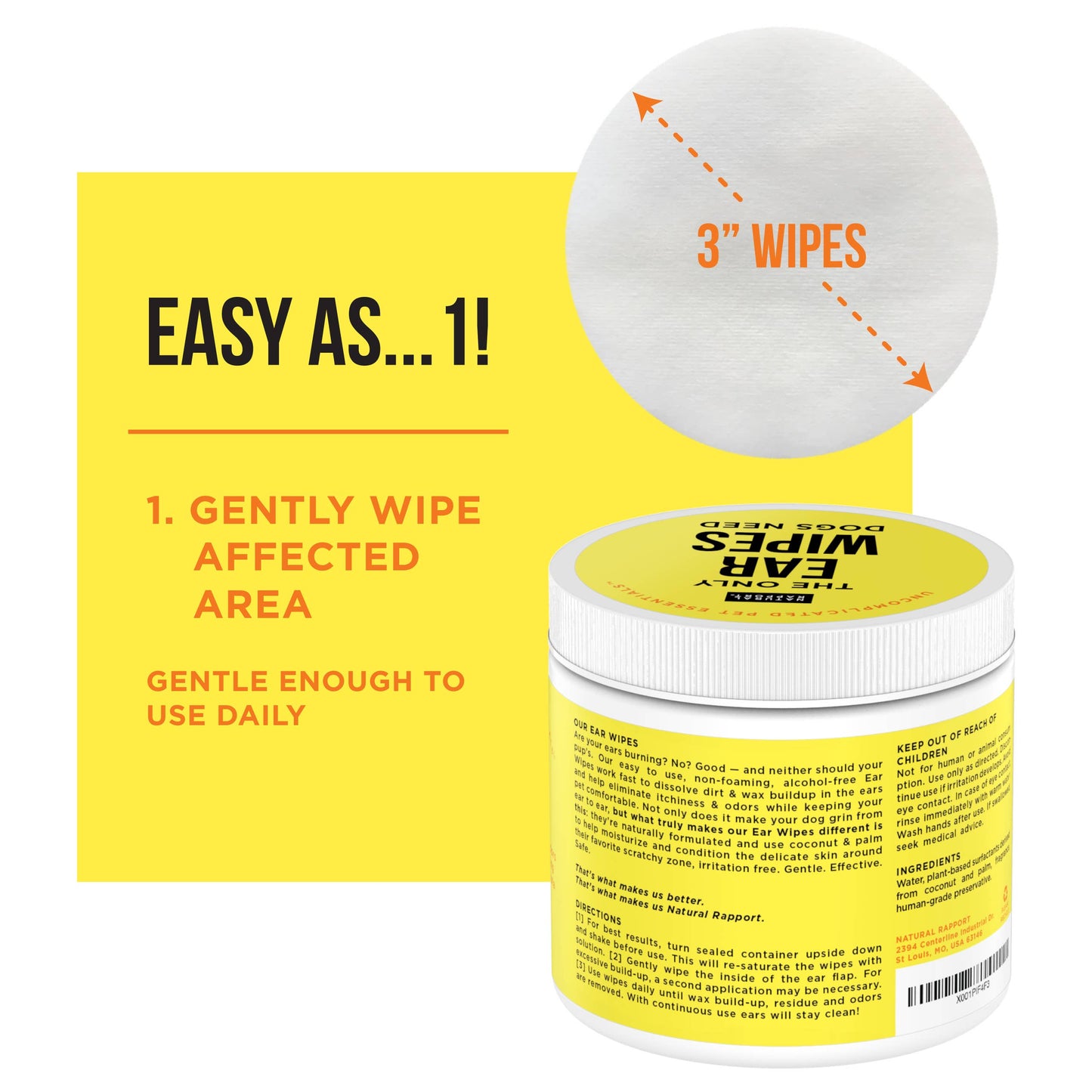 The Only Ear Wipes Dogs Need