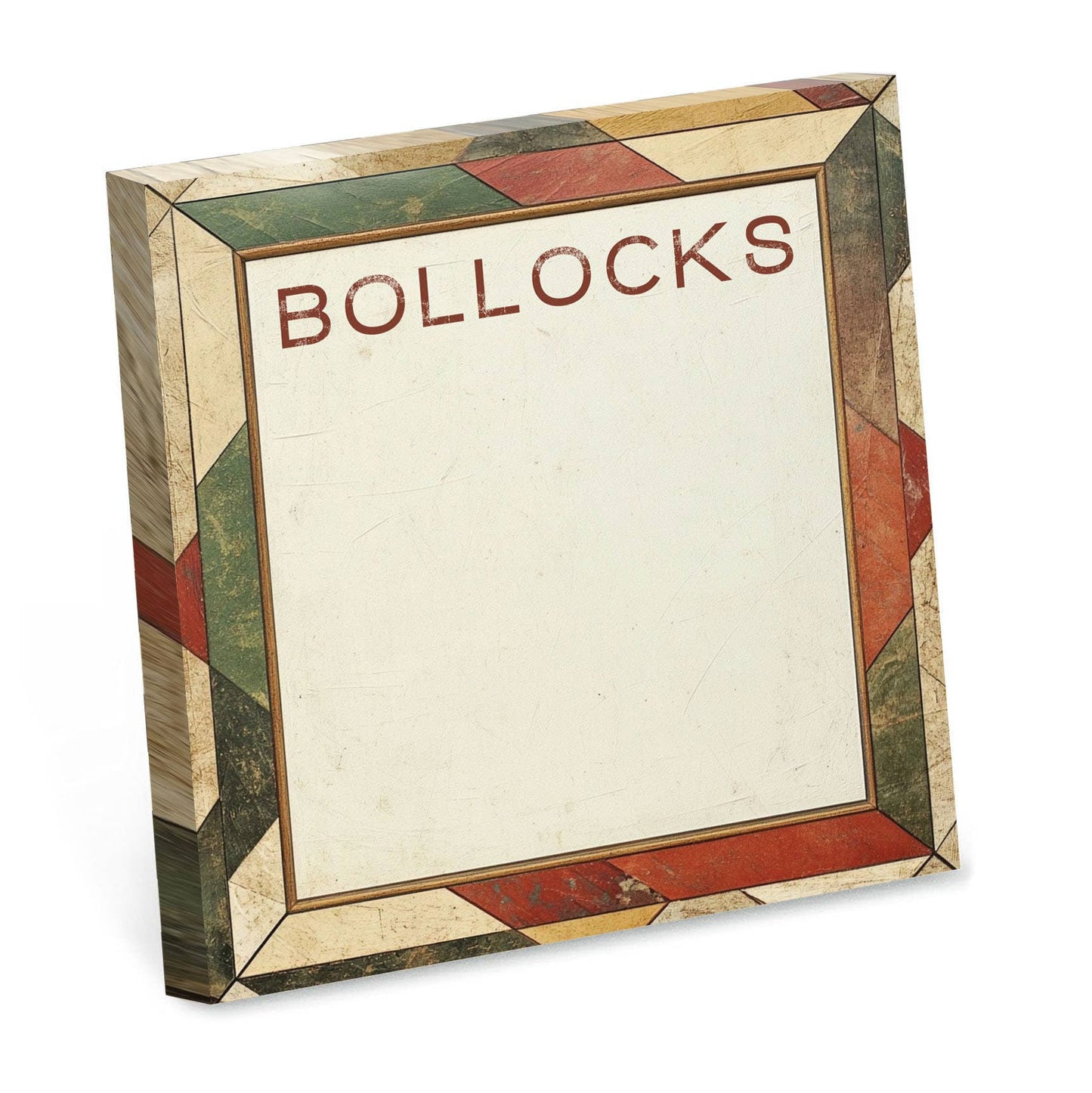 Bollocks - Funny Sarcastic Sticky Note Pad