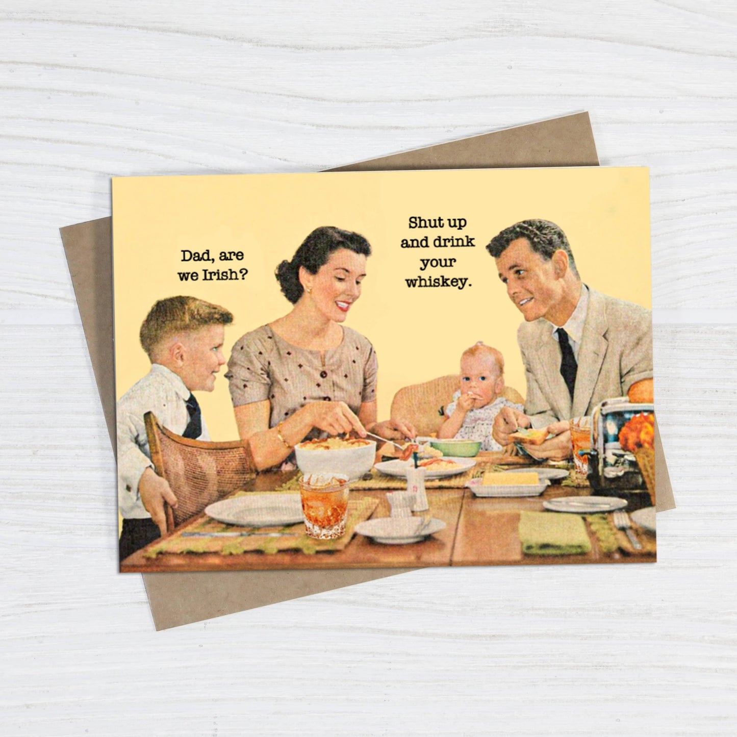 Dad, Are We Irish? Funny St. Patrick's Day Card