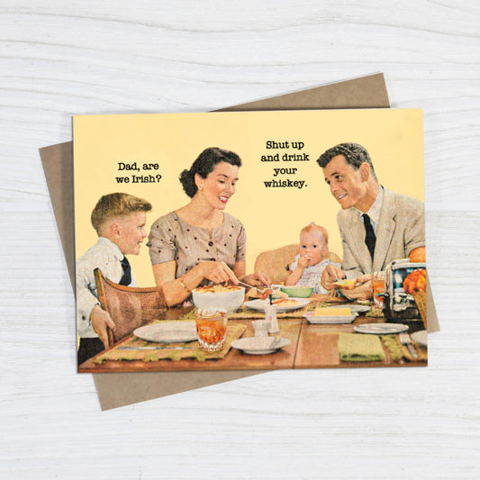Dad, Are We Irish? Funny St. Patrick's Day Card