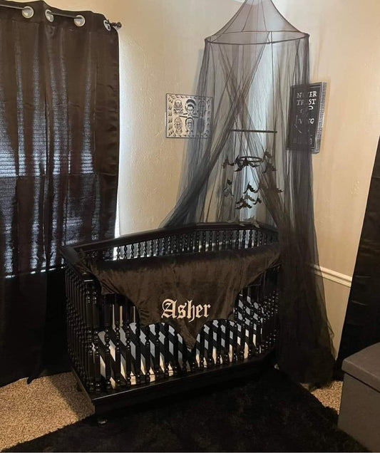 Baby Bat Coffin Crib (Custom Made)