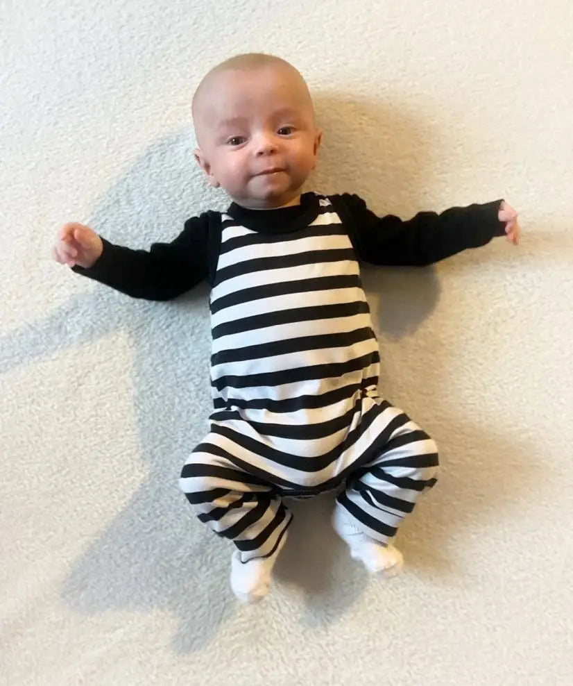 Stripe Baby Romper