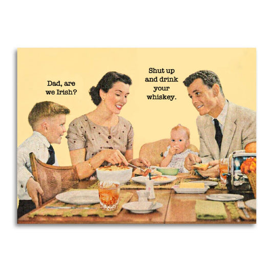 Dad, Are We Irish? Funny St. Patrick's Day Card