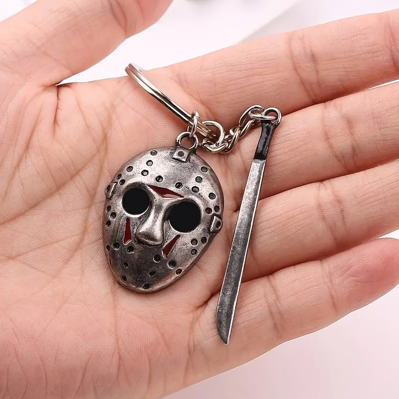 Hockey Mask Dagger Keyring