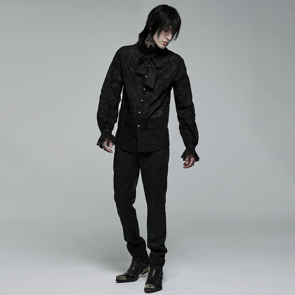 Gothic Dark Textured Shirt