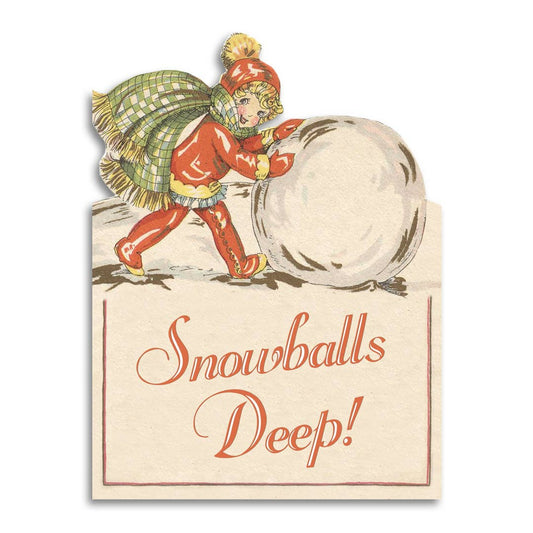 Snowballs Deep - Dirty Christmas Card