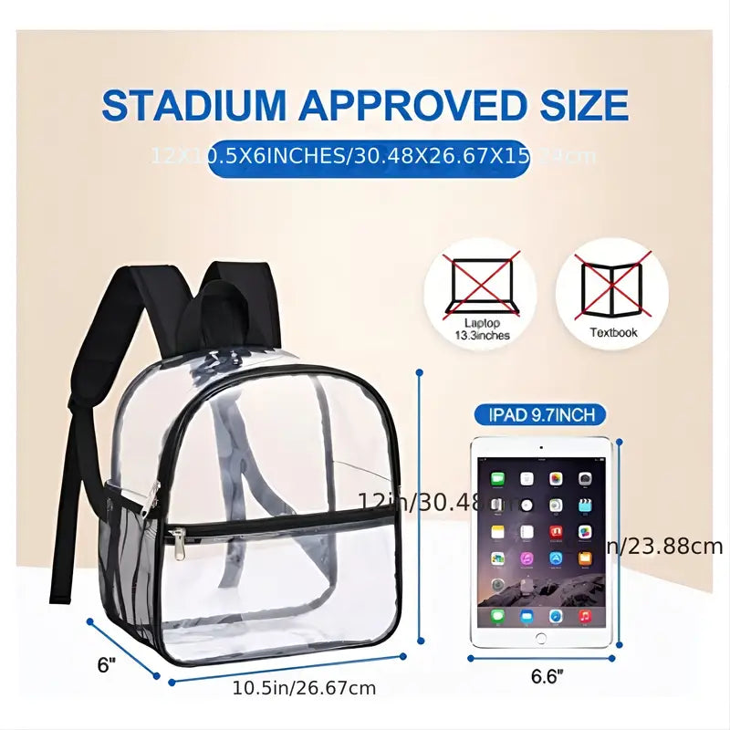 Festival Approved Transparent Backpack