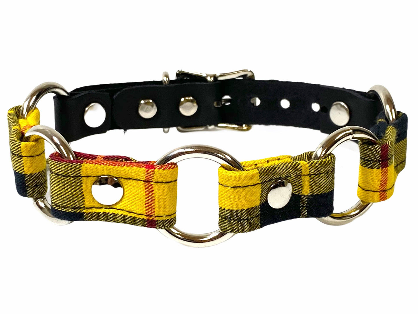 Plaid Ring Link Choker