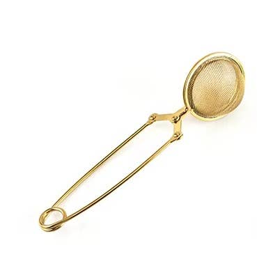 Round Mesh Ball Tea Infuser (1 Cup) - Gold or Silver