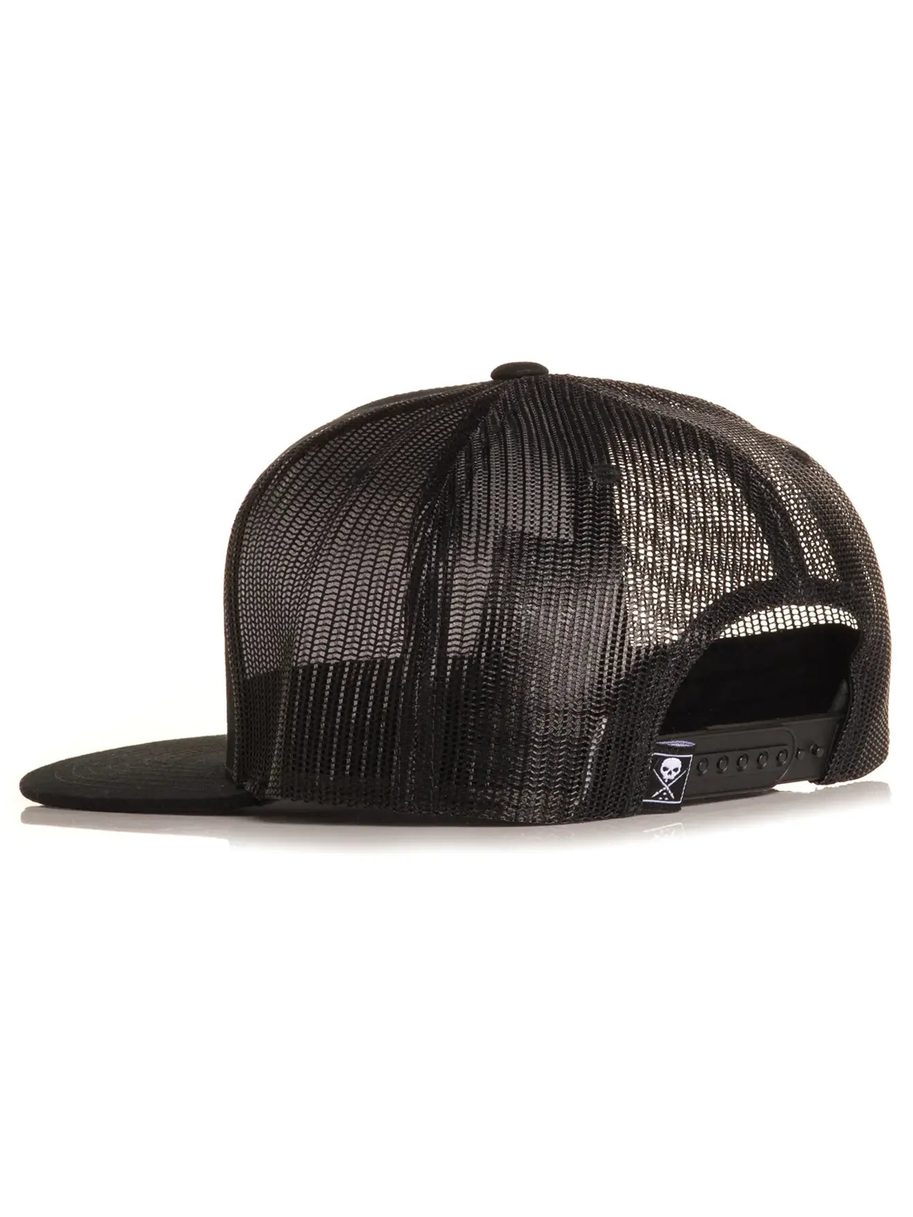 Supply Snapback Mesh Trucker Hat - Black/Gold