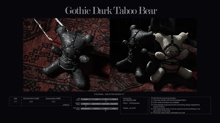 Gothic Dark Taboo Bear