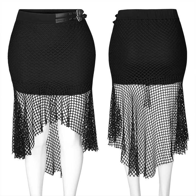 Goth Plus Size Enchanting Fishtail Skirt