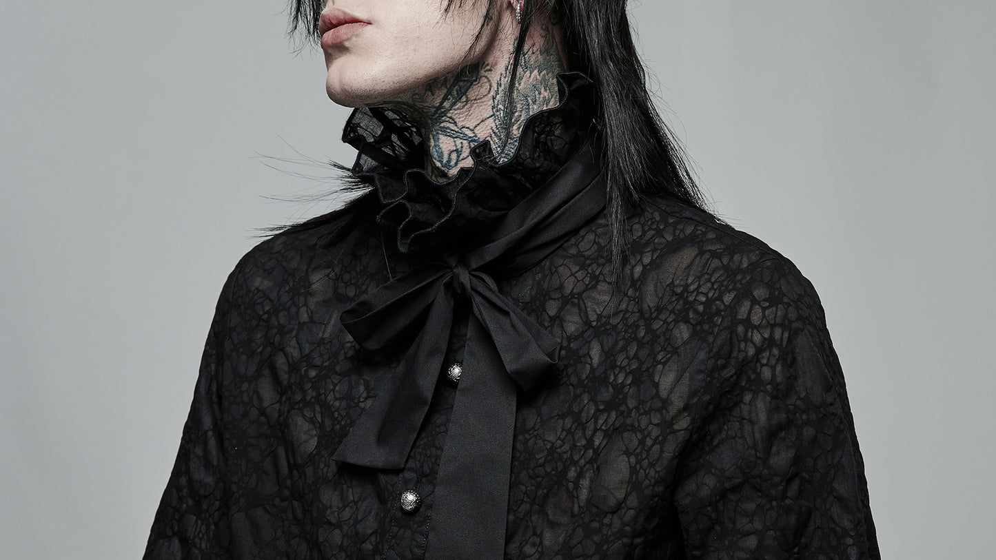 Gothic Dark Textured Shirt