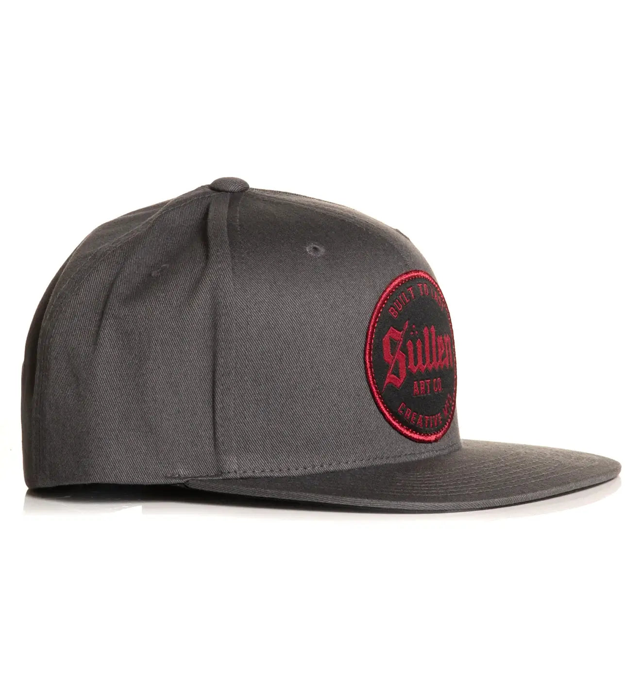 Dark Grey Factory Snapback Hat