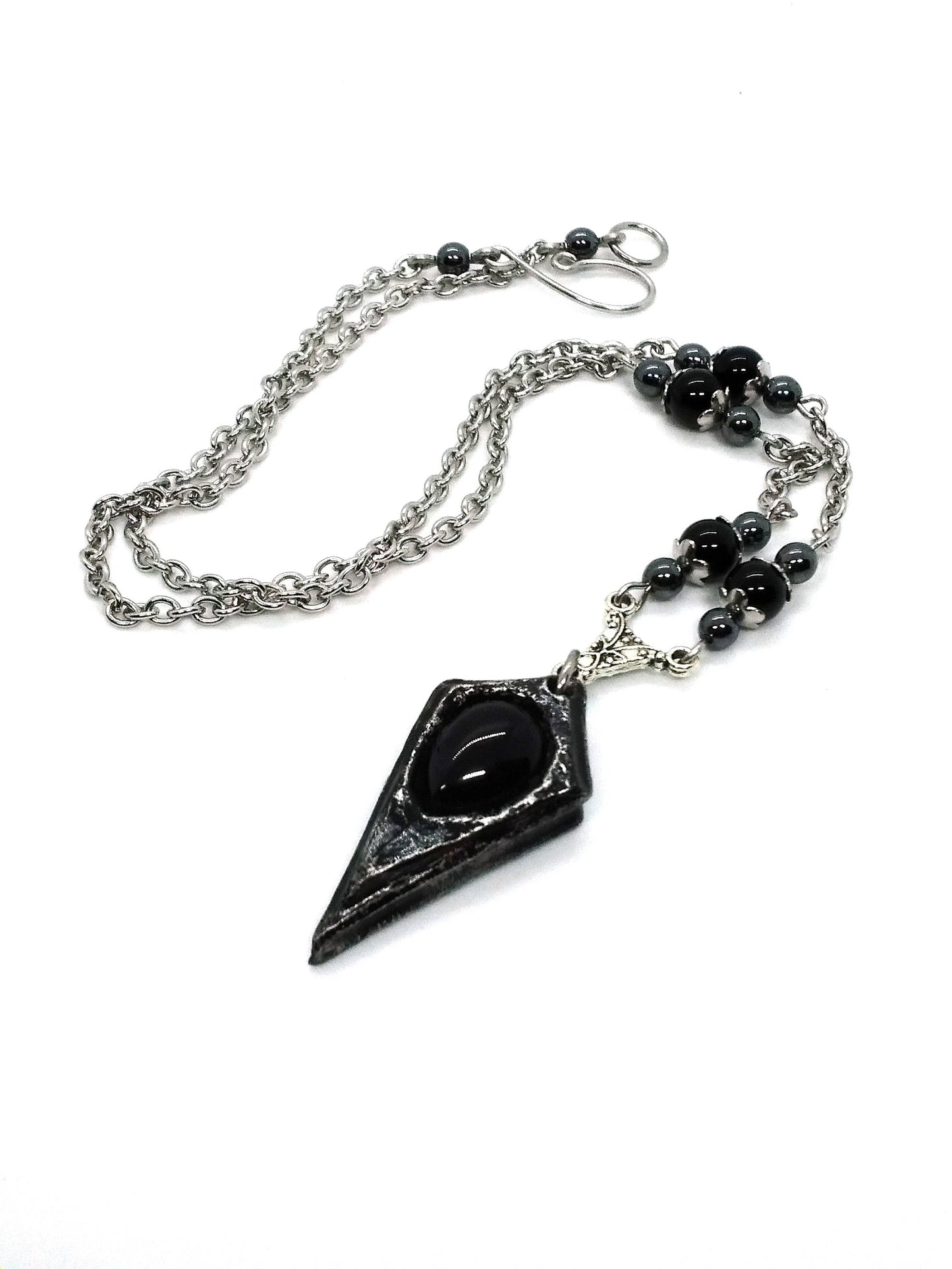 Pendulum Necklace with Stone Options