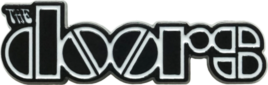 Enamel Pin - Doors, The - Black And White Logo