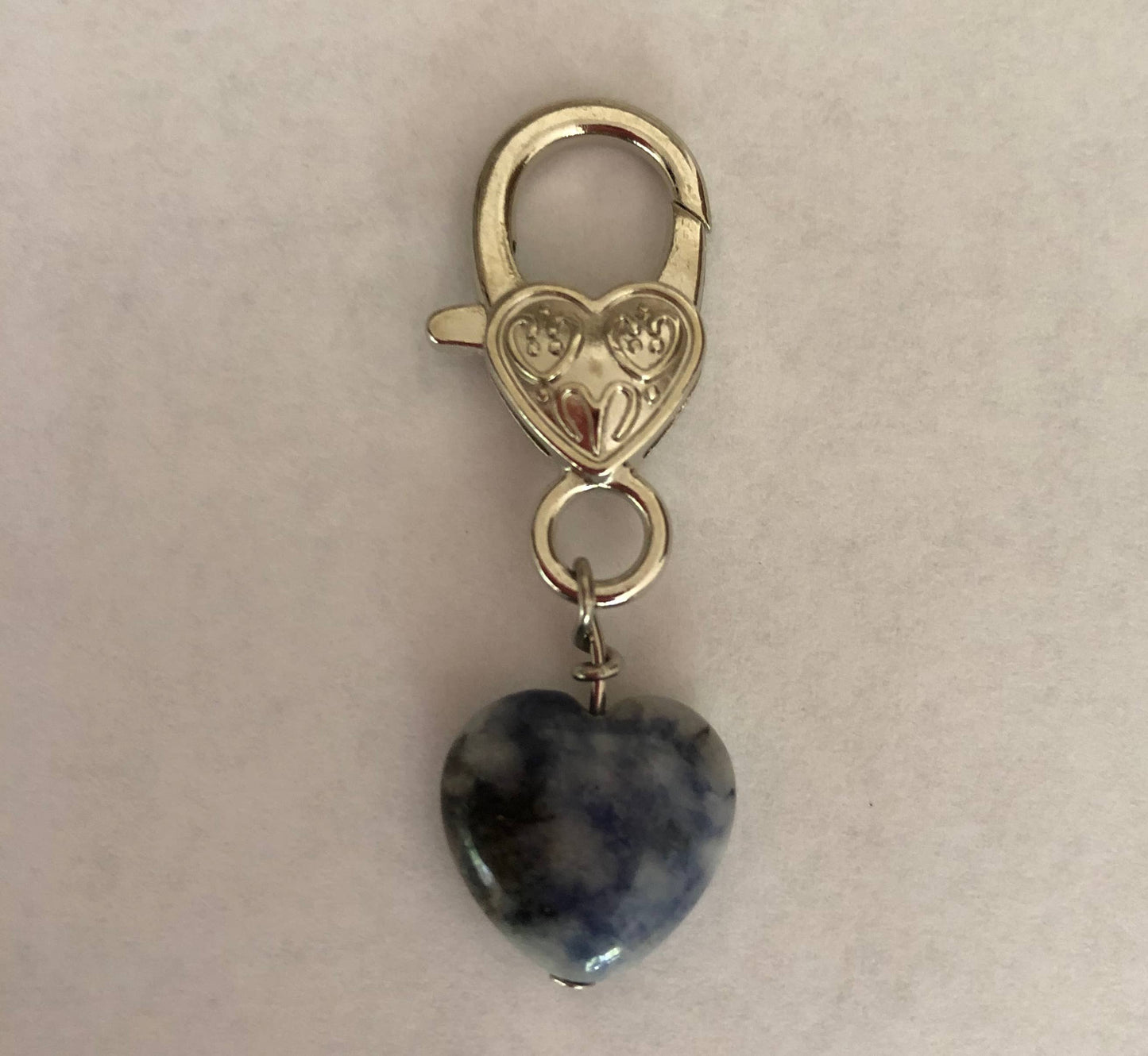 Sodalite heart immune support pendant